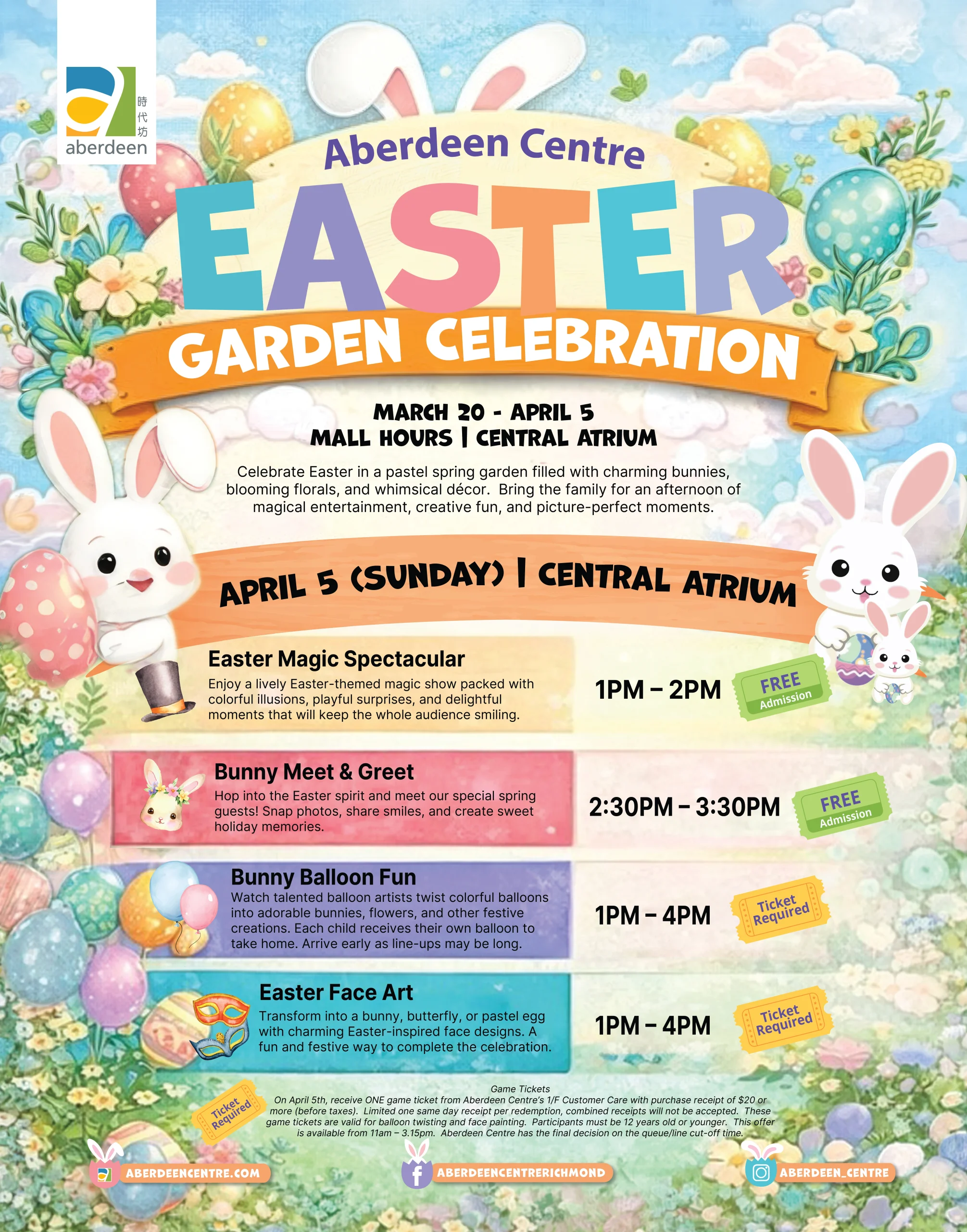 Aberdeen Centre’s Easter Garden Celebration.