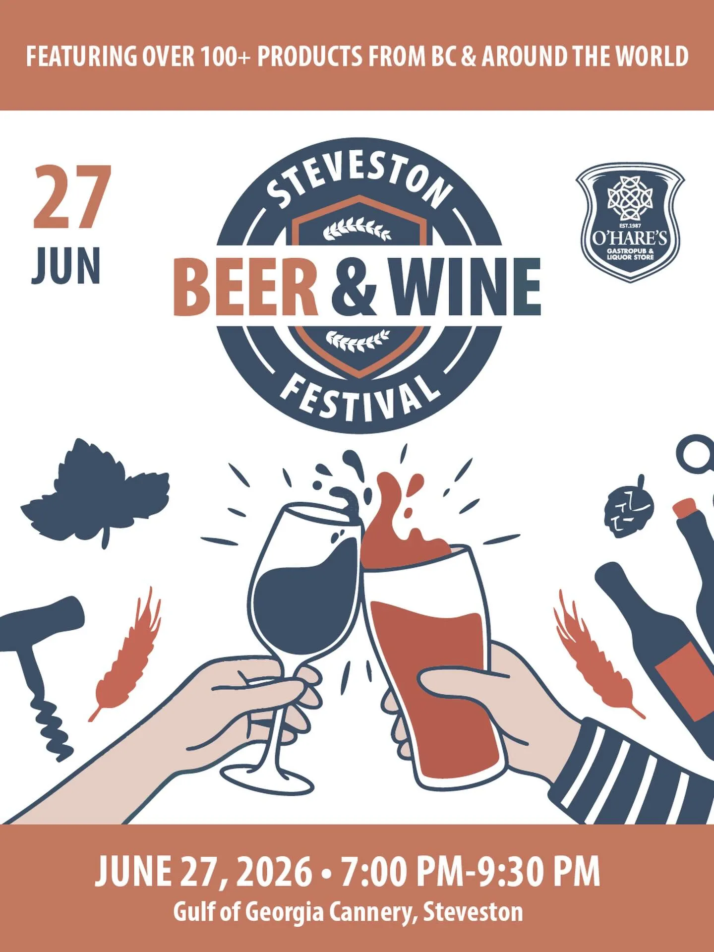 Drink up at the Steveston Beer & Wine Fest.