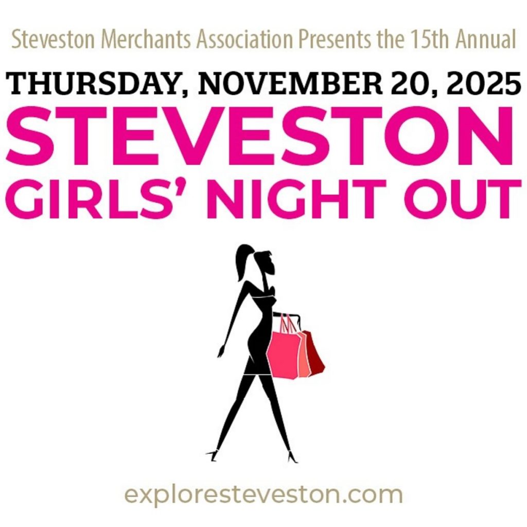 Gather your friends together for a Girls’ Night Out in Steveston.