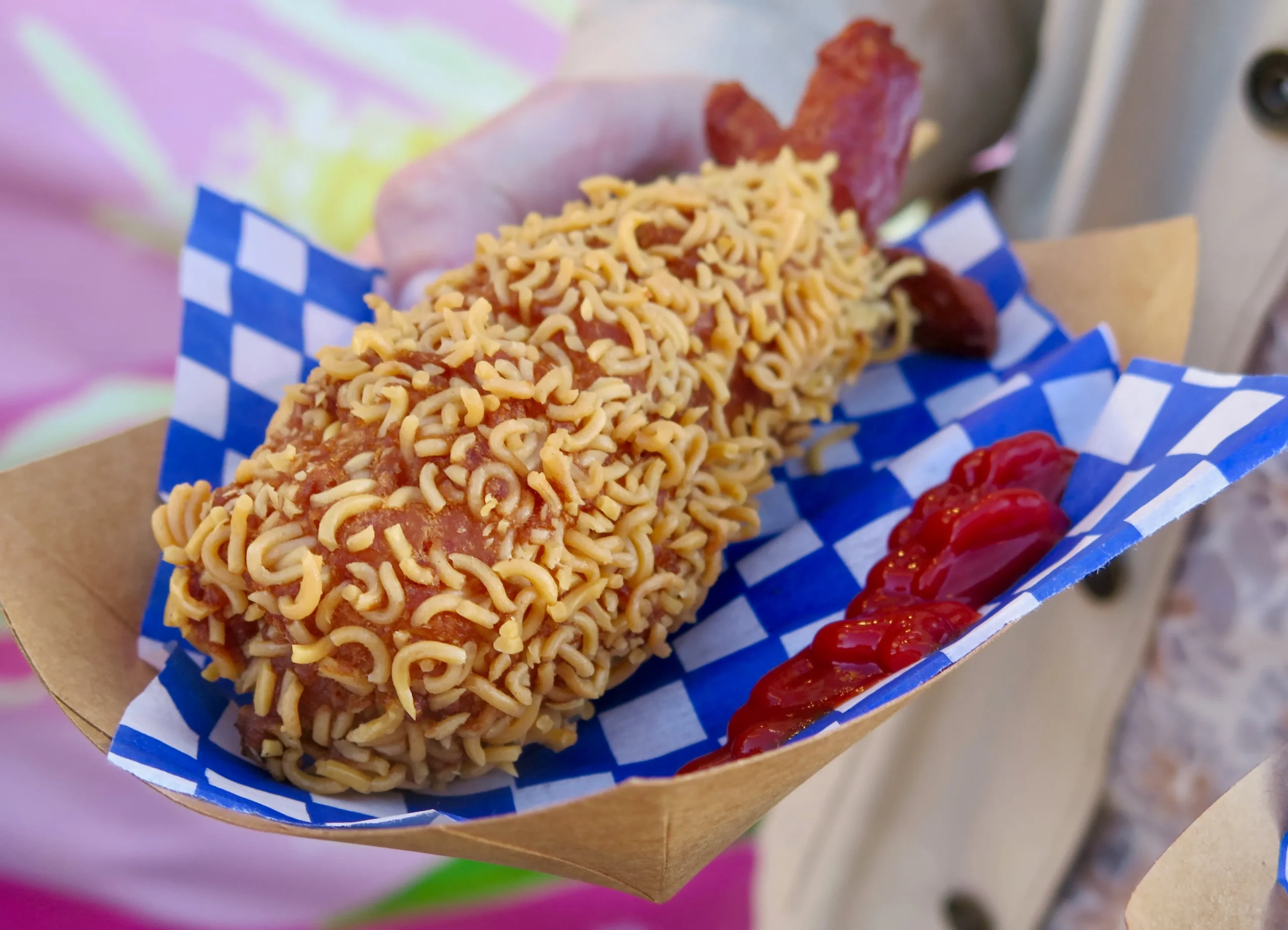 Golden Crunch Ramen Dog at this year’s Night Market