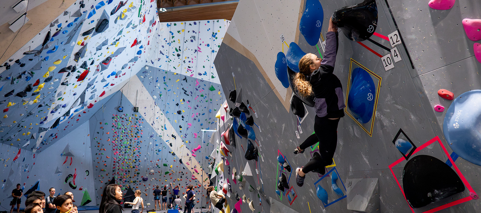 Climbing Wall at Richmond Olympic Oval