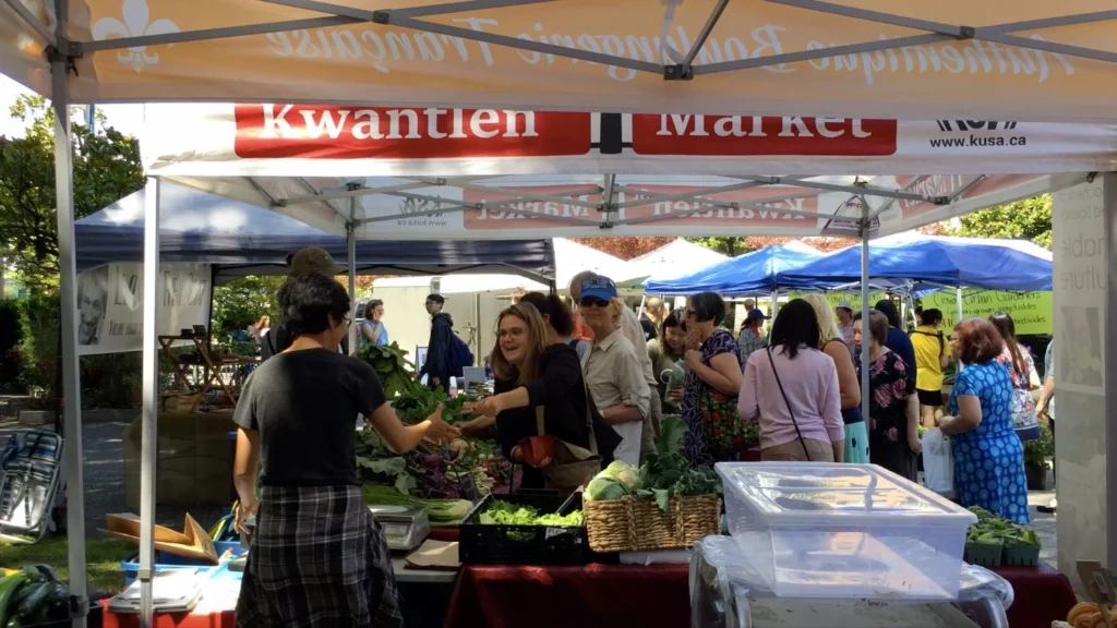 Don’t miss the fresh produce at Kwantlen Farmers Market.