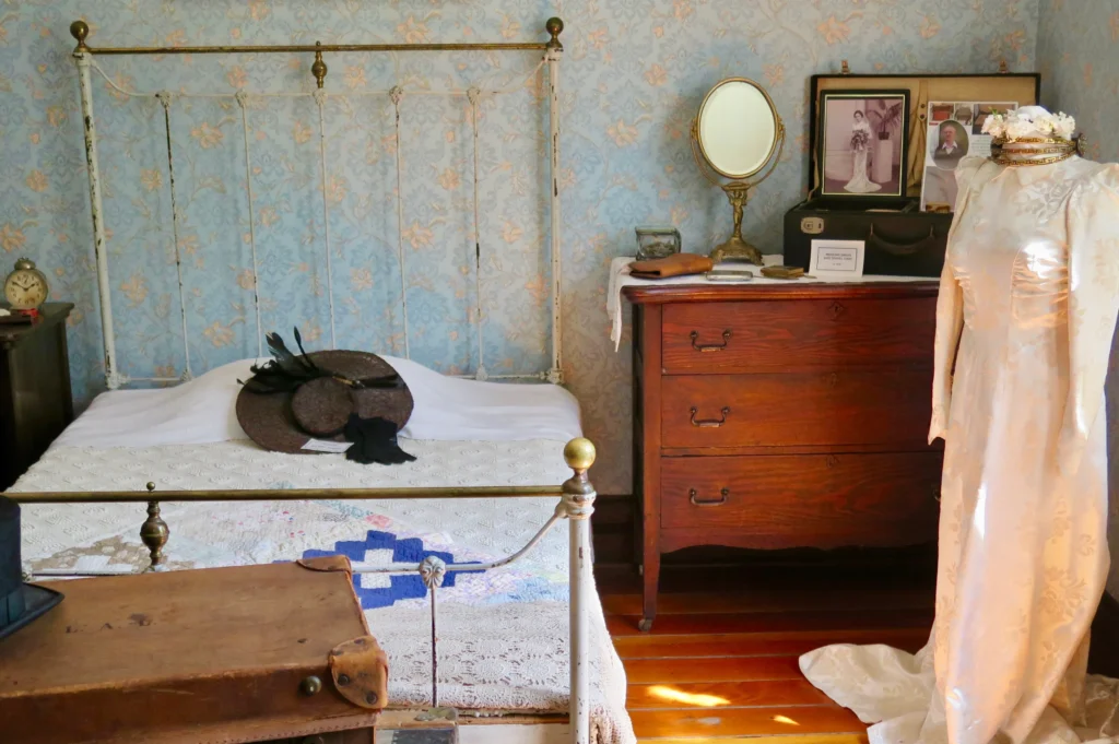 Explore the museum exhibits during your London Farm visit.