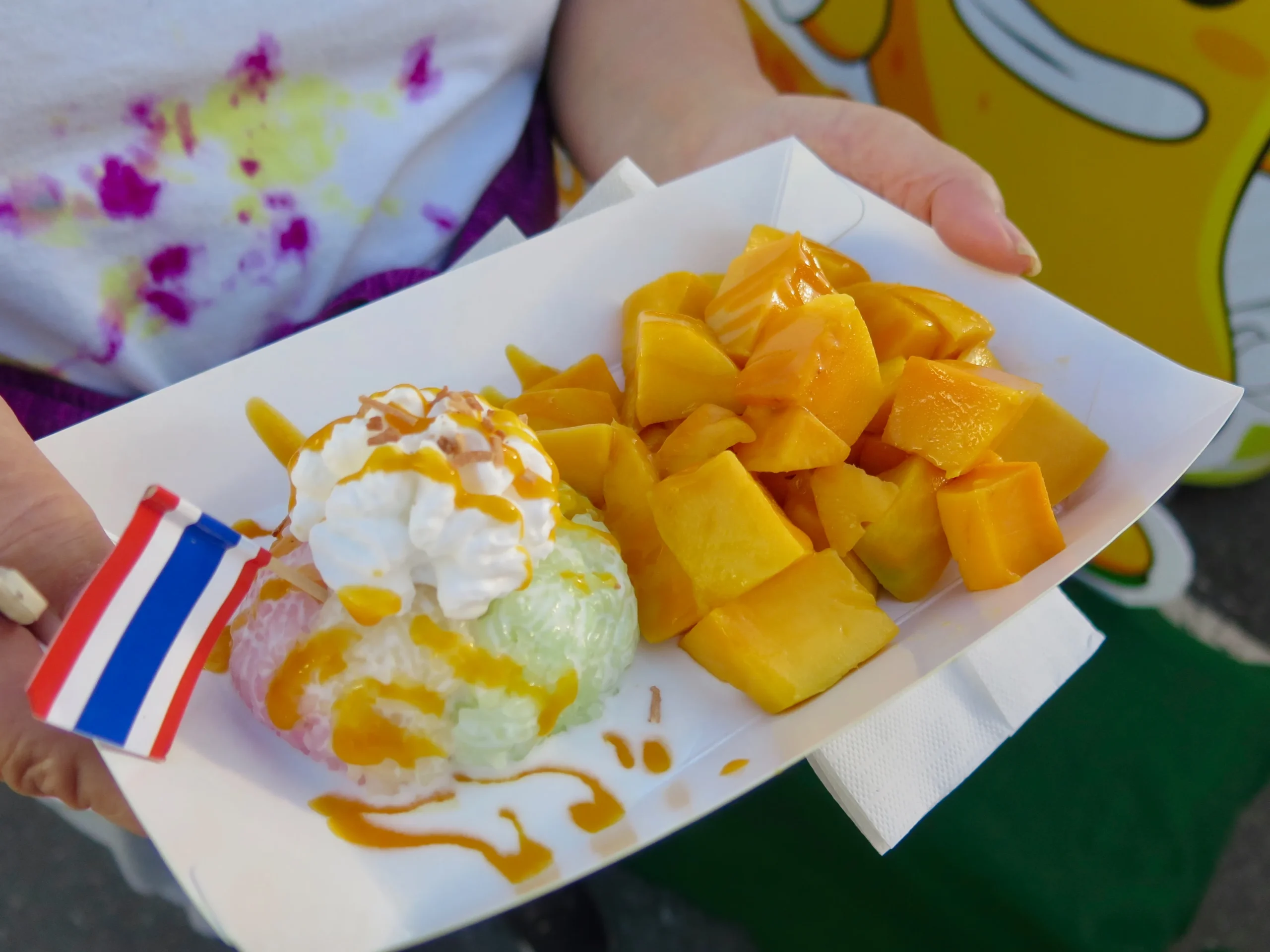 Mango sticky rice at Richmond Night Market