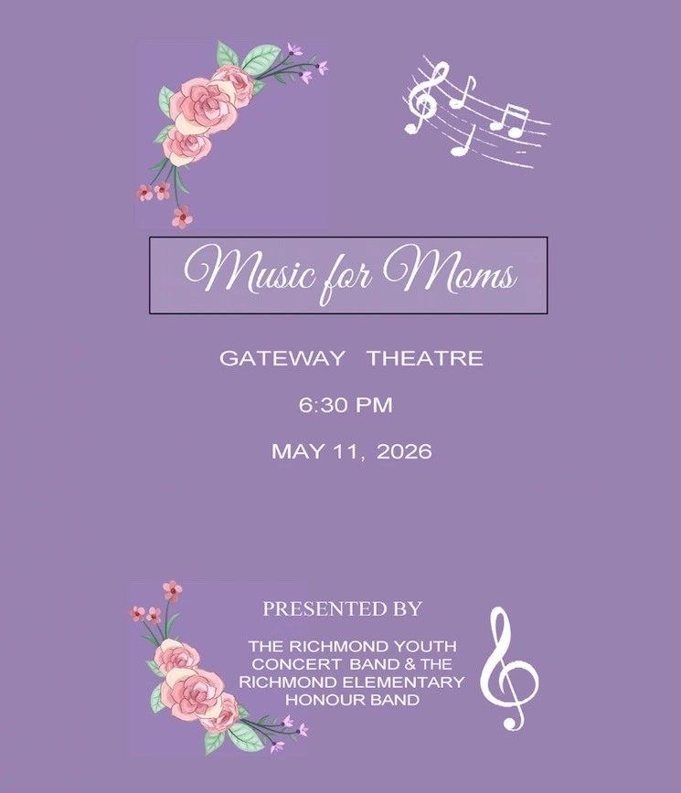 Mother’s Day concert at Richmond’s Gateway Theatre