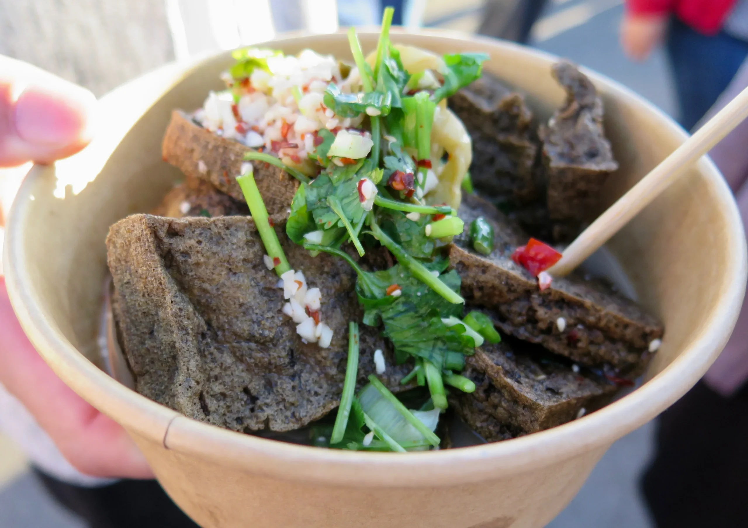 Changsha Black Stinky Tofu at the Night Market