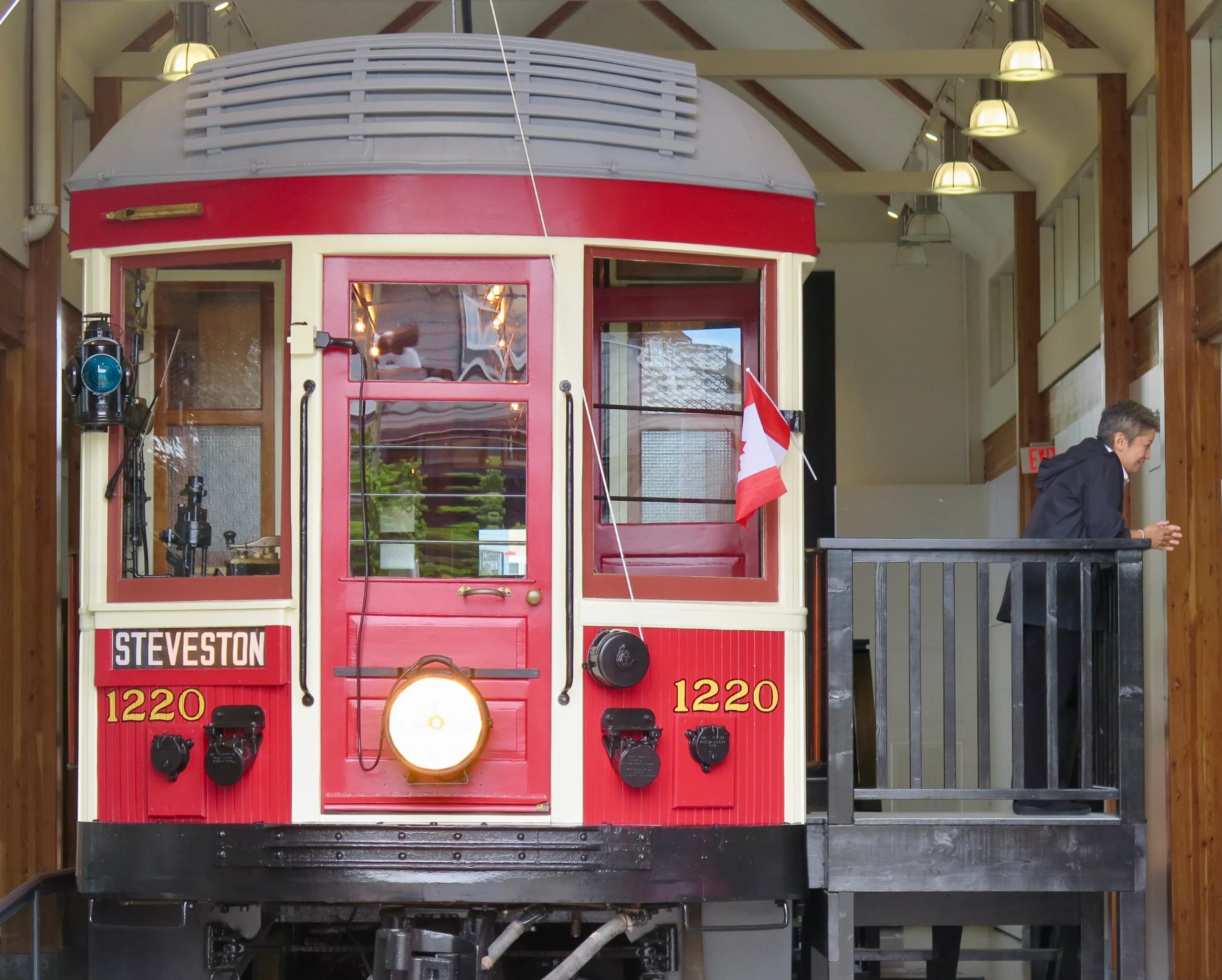 Hop aboard the Steveston Tram.