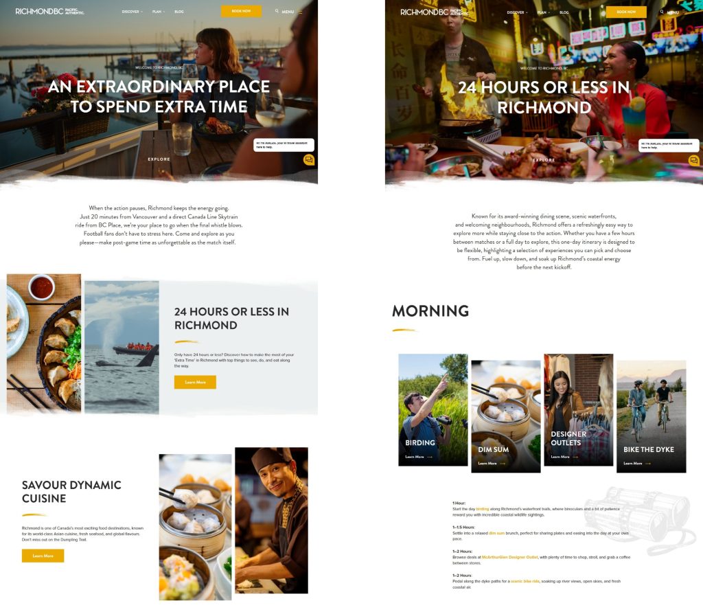 Webpage Screenshots - Campaign LP & 24 Hours