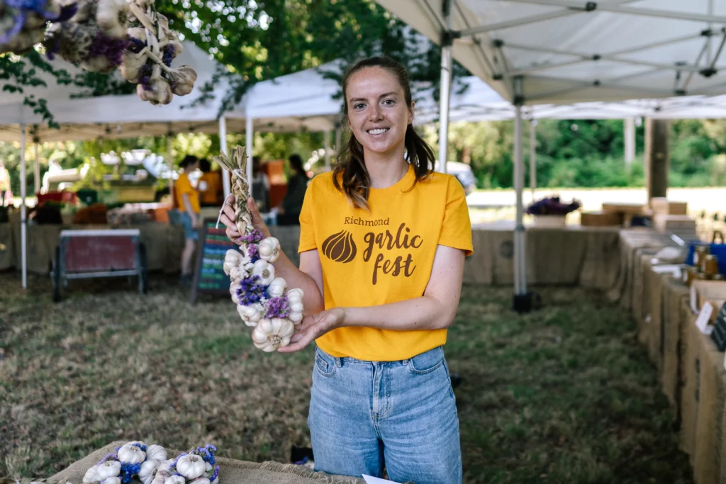 The Garlic Festival is back on the menu this month.