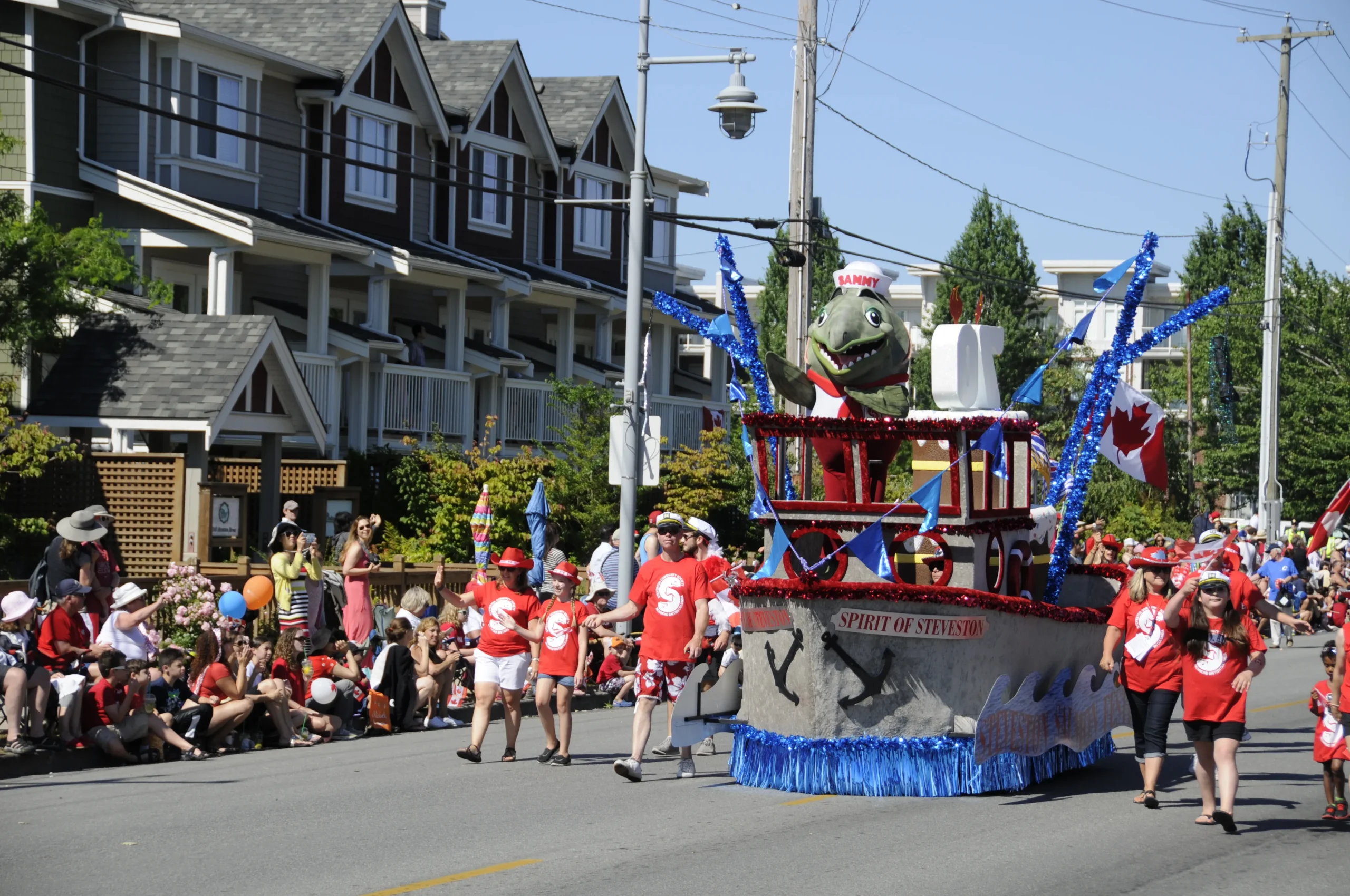 Look out for Sammy the Salmon in the parade.