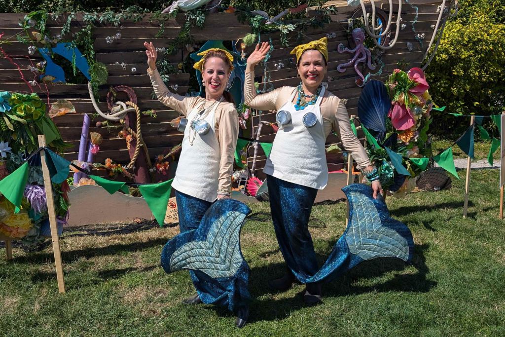 Richmond Maritime Festival’s performing mermaids.