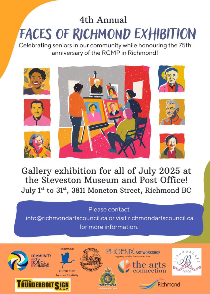 4th Annual Faces of Richmond Exhibition event poster.