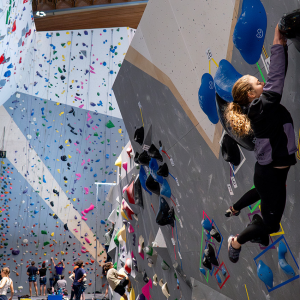 Climbing Wall at Richmond Olympic Oval