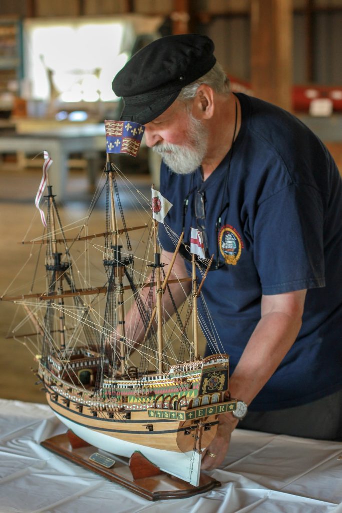 The Steveston Maritime Modellers at the Richmond Maritime Festival.