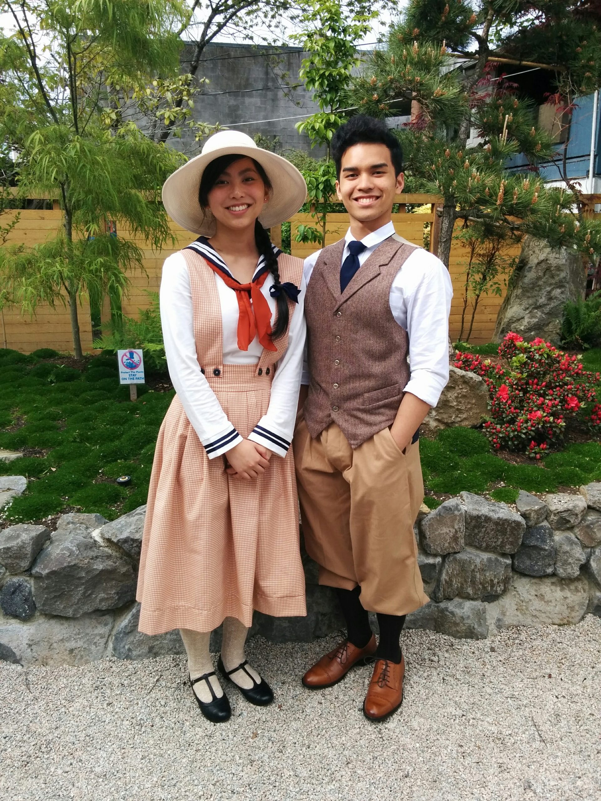 Costumed interpreters at Steveston Museum and Post Office.