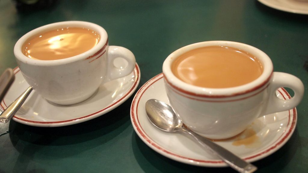 Lido Restaurant Hot Mixed Coffee and Milk Tea